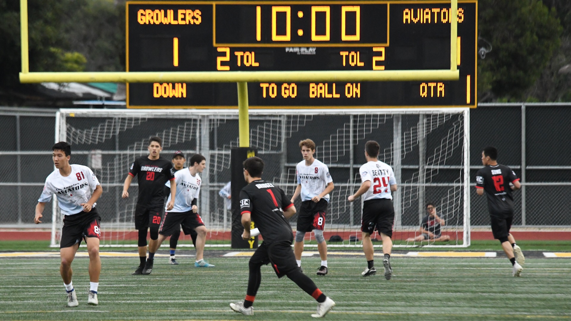San Diego Growlers vs Los Angeles Aviators
