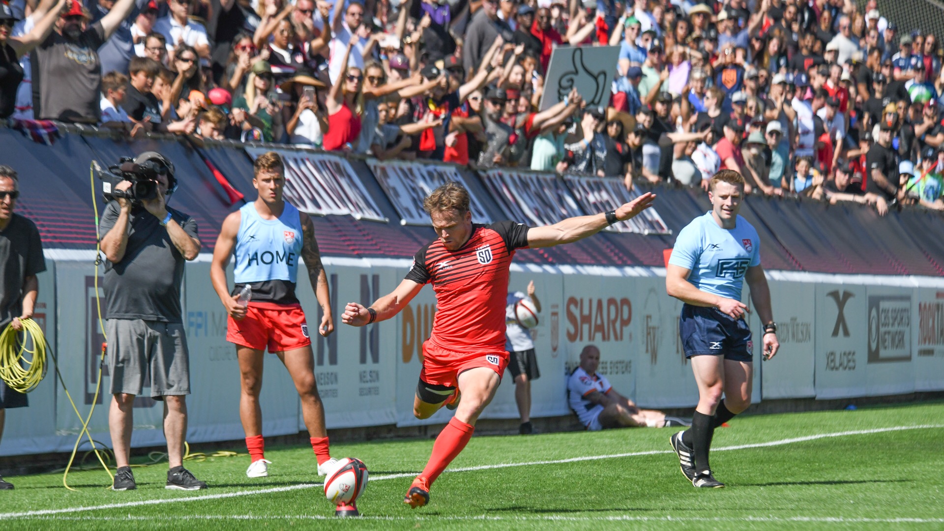 Joe Pietersen with game winning kick