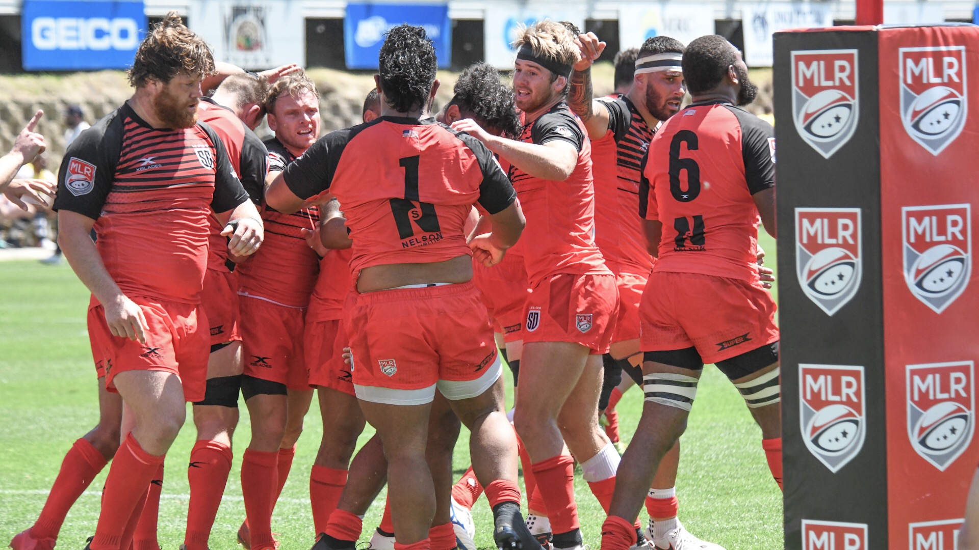 Legion celebrate first try of the game