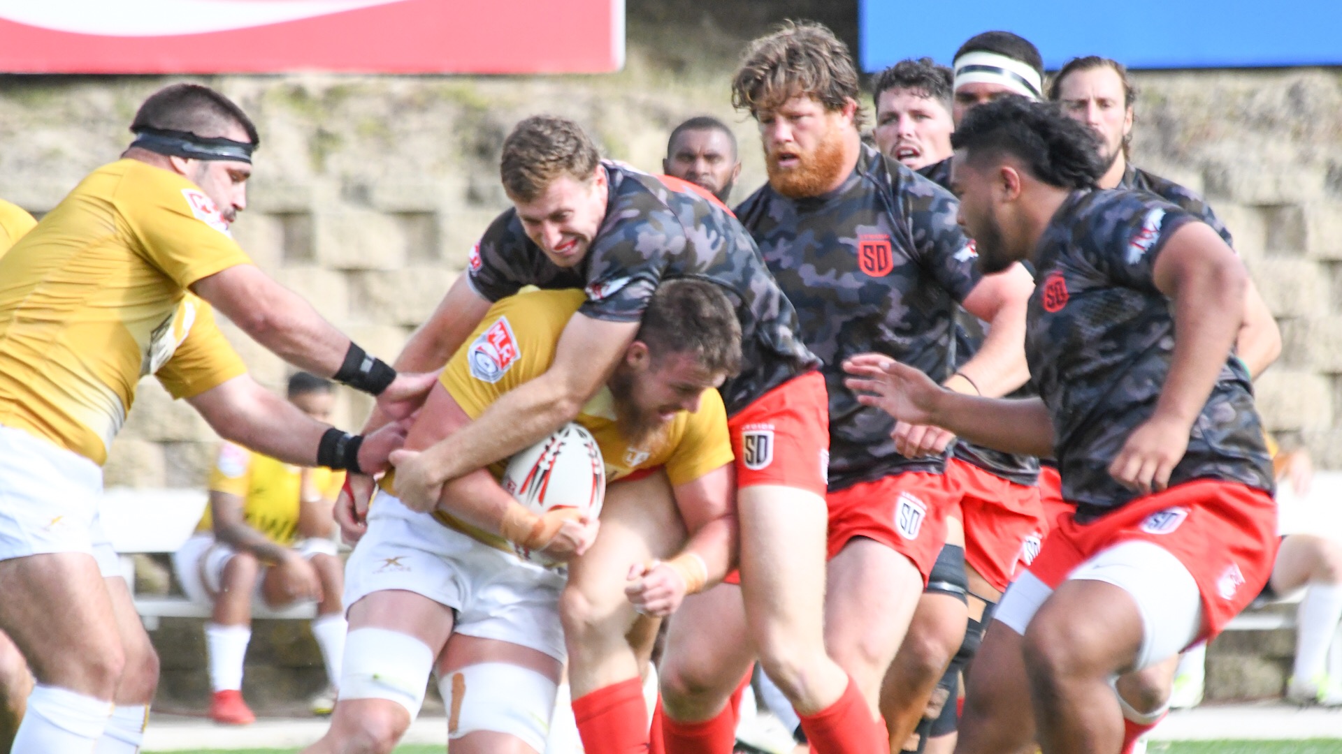 San Diego Legion defense - Big Red Wall