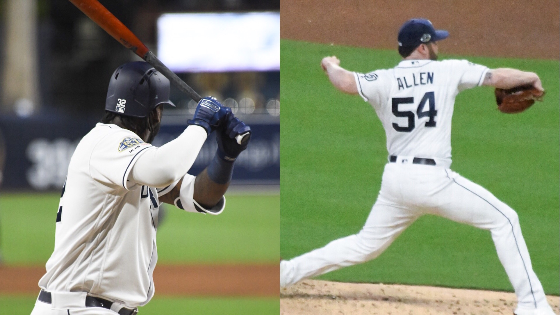 Franmil Reyes and Logan Allen