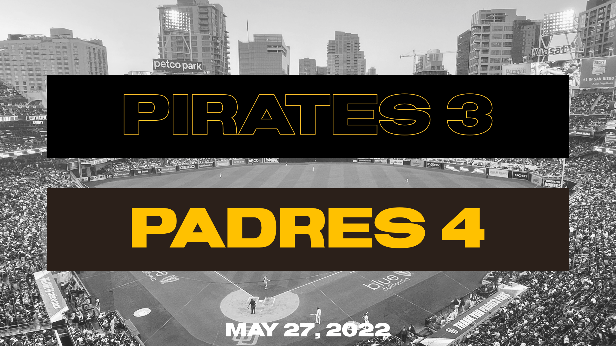 Final: Padres 4, Pirates 3