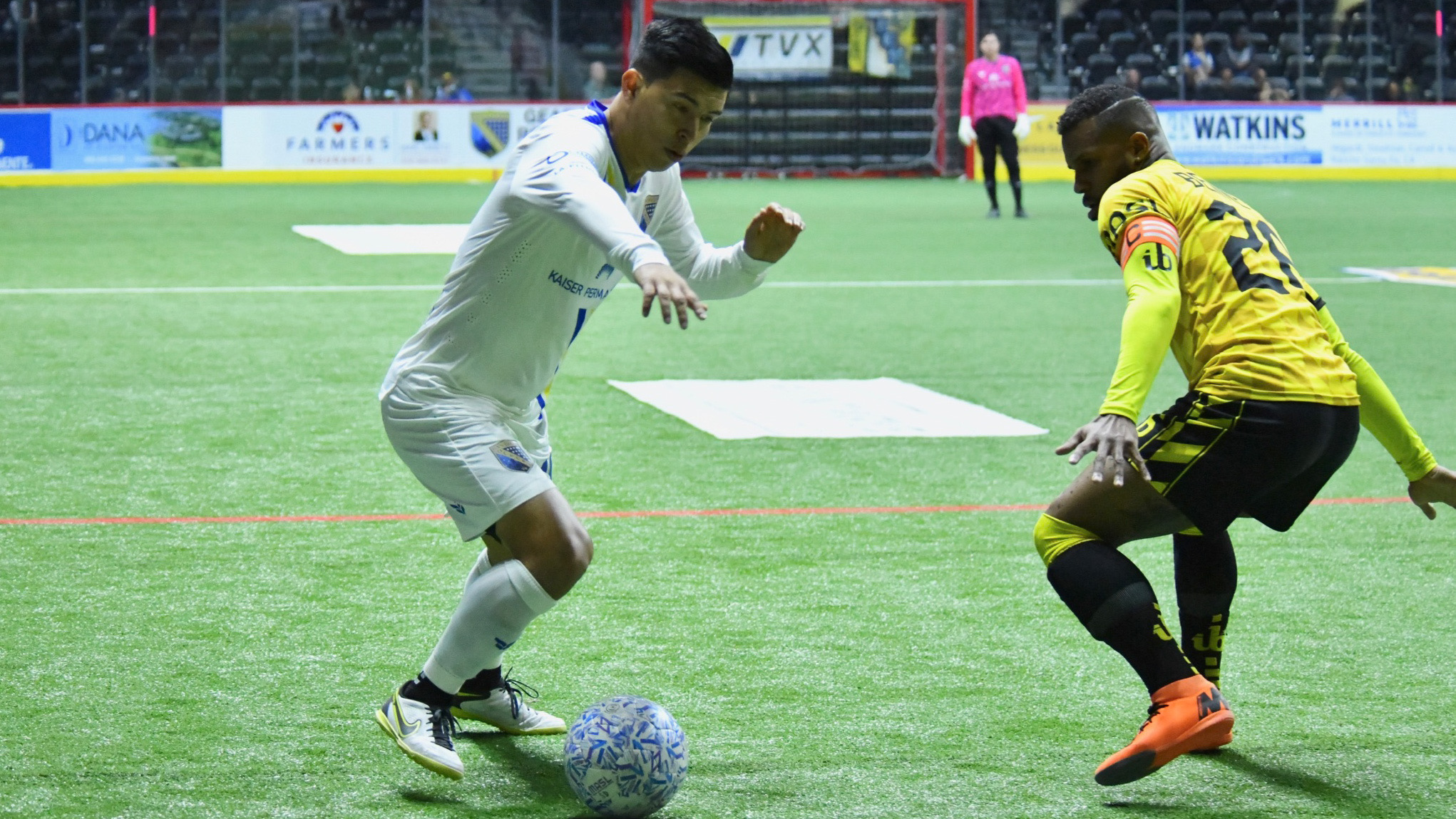 San Diego Sockers face the Baltimore Blast in Towson, Md. 