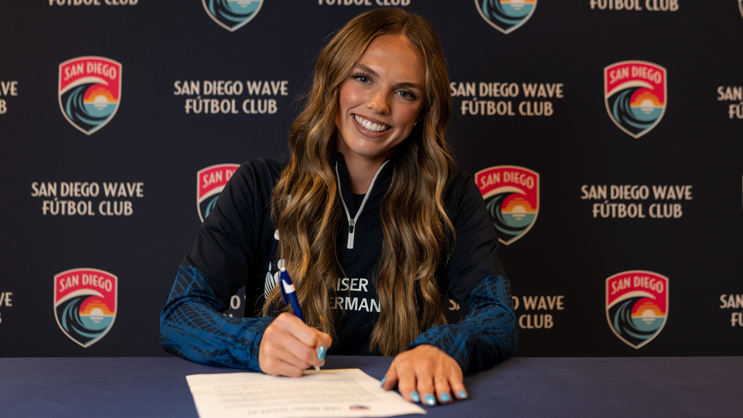 Midfielder Giovanna DeMarco signs with Wave FC. 
